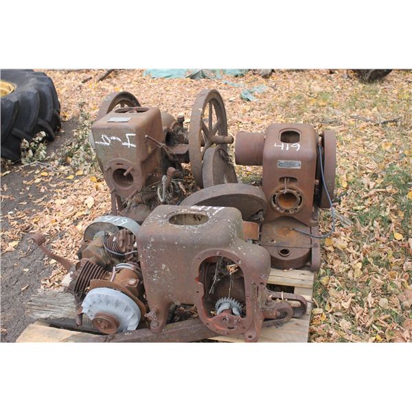 3 stationary engines and 2 small engines