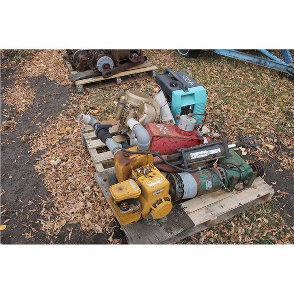 Briggs & Stratton 3hp Water Pump; Kohler Engine; Hyd Rams; Coleman Pulse 1750 Gen Set