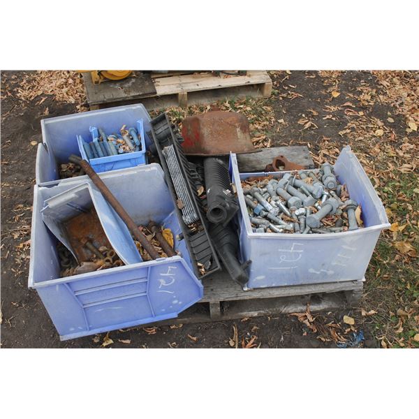 Bins W/ Various Stud Bolts; Oil Pan