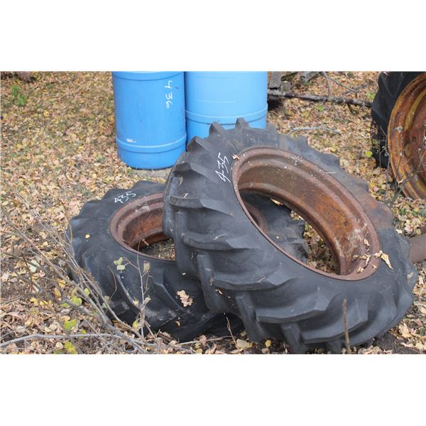 2x Implement Tires & Rims 10x24