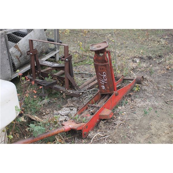 Floor Jack; Dual Wheel Removable Roller Jack