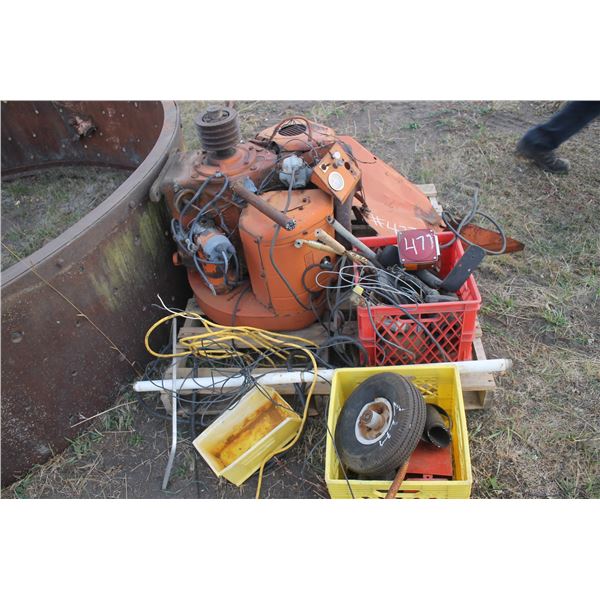 V4 Wisconsin Gas Engine; Lights; Misc