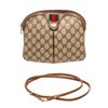 Image 1 : Gucci Brown Canvas Vintage Shoulder Bag