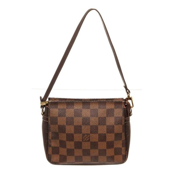 Louis Vuitton Brown Damier Ebene Trousse Pouch Shoulder Bag