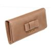 Image 2 : Miu Miu Brown Leather Vitello Shine Snap Wallet