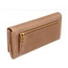 Image 3 : Miu Miu Brown Leather Vitello Shine Snap Wallet