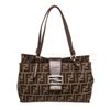 Image 2 : Fendi Brown Canvas Shoulder Bag