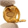 Image 4 : Chanel Gold CC Disc Earrings
