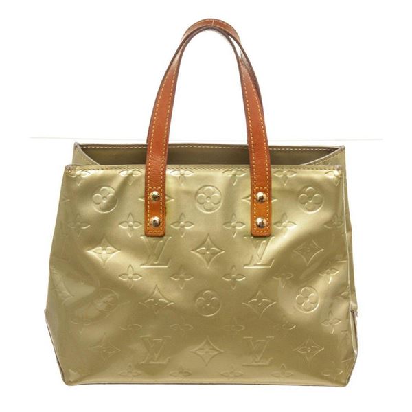 Louis Vuitton Green Monogram Vernis Leather Reade PM Shoulder Bag