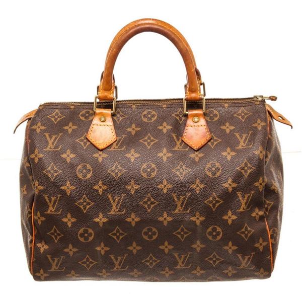 Louis Vuitton Brown Speedy 30cm Satchel Bag