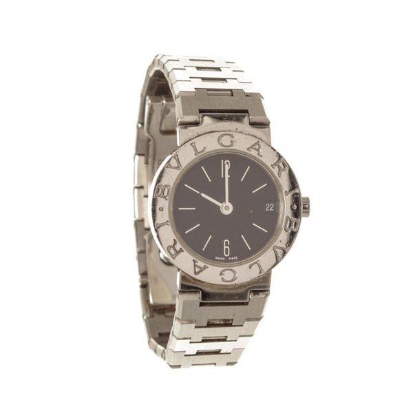 Bvlgari Sliver Steel Argent Watch