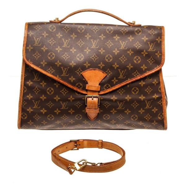 Louis Vuitton Brown Monogram Canvas Beverly Briedcase Bag
