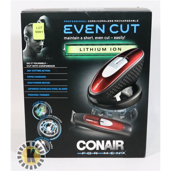 CONAIR LITHIUM ION EVEN CUT FOR MEN