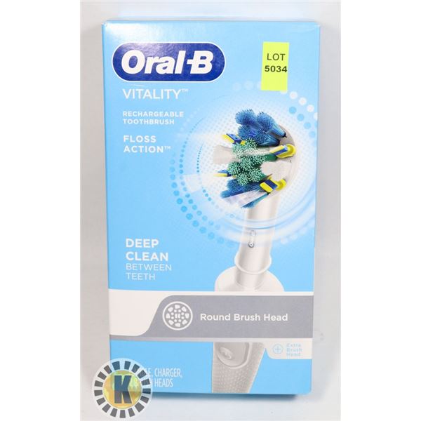 ORAL-B VITALITY RECHARGEABLE TOOTHBRUSH FLOSS