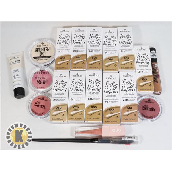 BAG OF ASSORTED ESSENCE MAKE UP PRODUCT