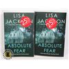 Image 1 : BAG OF TWO LISA JACK BOOKS - ABSOLUTE FEAR