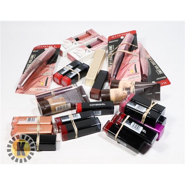 BAG OF ASSORTED MAKE UP PRODUCTS