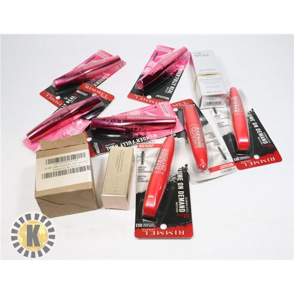 BAG OF ASSORTED MAKE UP PRODUCTS