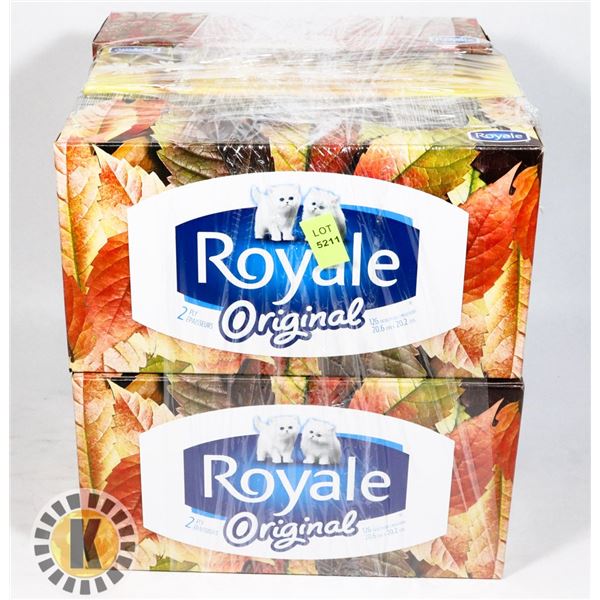 SIX ROYALE FACE TISSUES