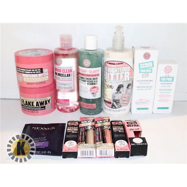 BAG OF ASSORTED SOAP AND GLORY HAIR PRODUCT