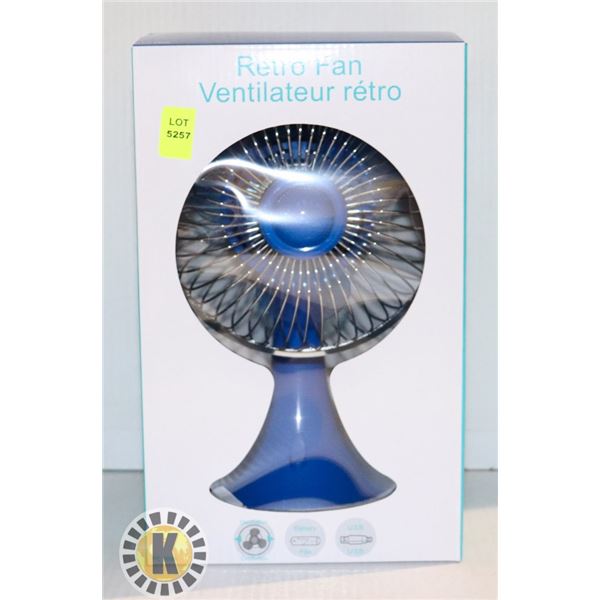 OSCILLATING RETRO FAN