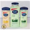 Image 1 : BAG OF ASSORTED VASELINE DY SKIN LOTION