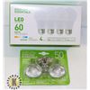 Image 1 : NEW 4 PACK LED BULB AND 3 NEW 50 WATTS LIGHT