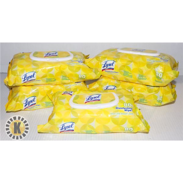 BAG LYSOL DISINFECTING WIPES