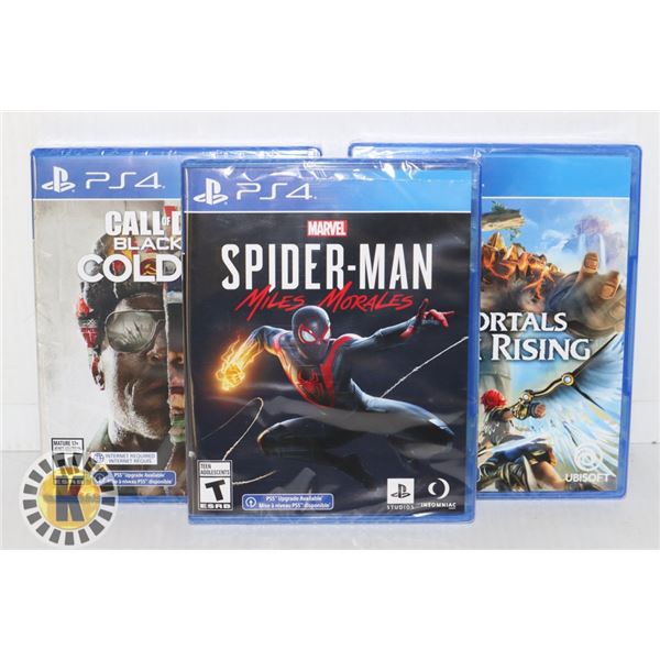BAG OF BRAND NEW PS4 GAMES