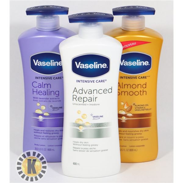 ASSORTED BAG OF VASELINE BODY CREAM