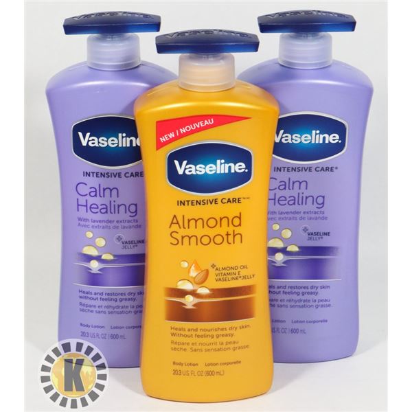 ASSORTED BAG OF VASELINE BODY CREAM