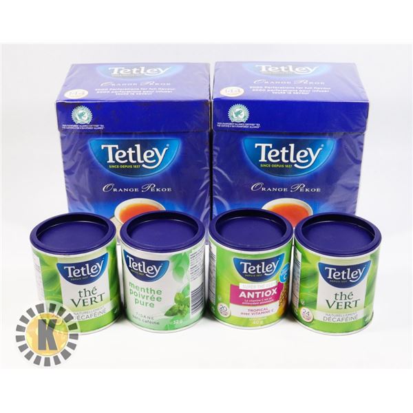 BAG OF ASSORTED TETLEY PRODUCTS