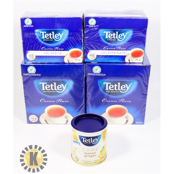 BAG OF ASSORTED TETLEY PRODUCTS