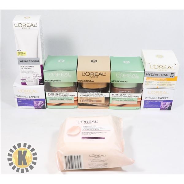 BAG OF SKIN CARE PRODUCTS