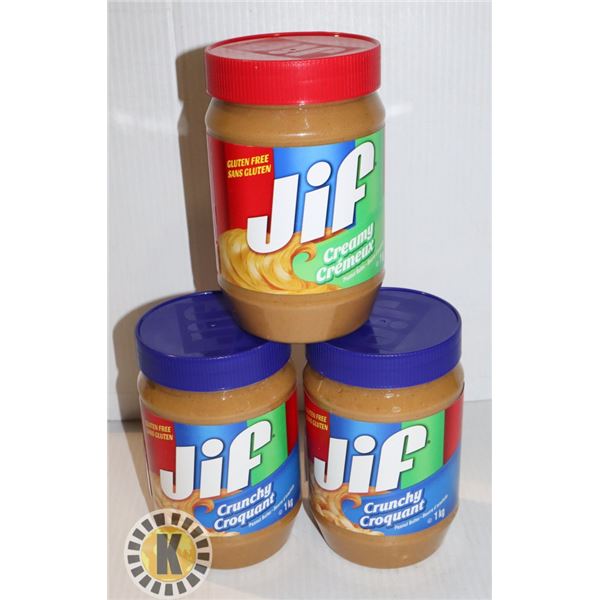 BAG OF JIFF PEANUT BUTTER