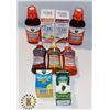 Image 1 : BAG OF ASSORTED MEDICINES INCLUDES CHLOROACETIC