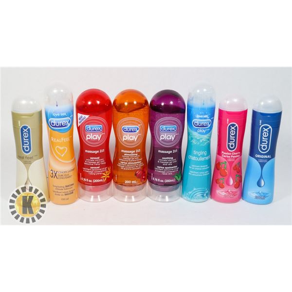 BAG OF ASSORTED DUREX LUBRICANT