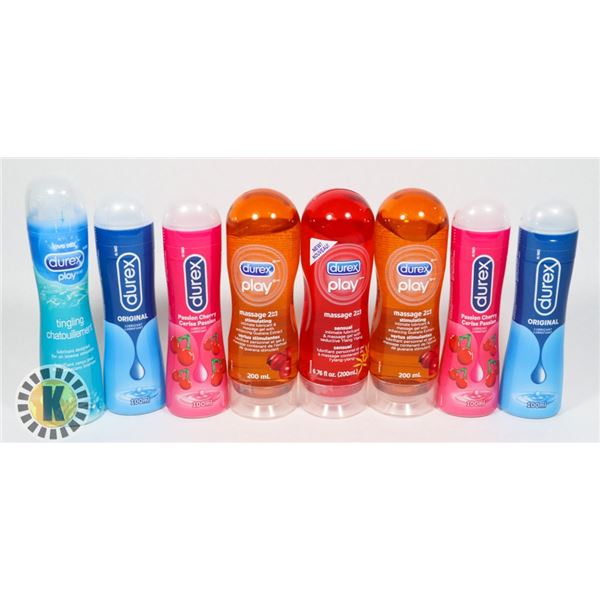 BAG OF ASSORTED DUREX LUBRICANT