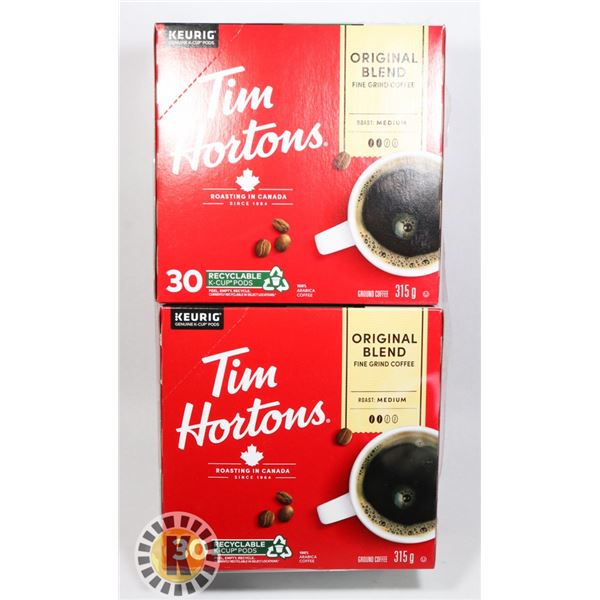 LOT OF TIM HORTONS ORIGINAL BLEND COFFEE