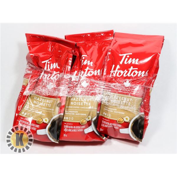 LOT OF TIM HORTONS HAZEL NUT COFFEE