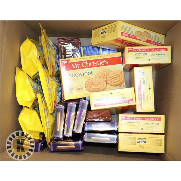 BOX OF ASSORTED COOKIES