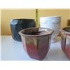 Image 8 : Qty 5 Ceramic Plant Pots