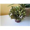 Image 2 : Qty 3 Small Artificial Plants & Japan Ikebana Plant in Rope Pot