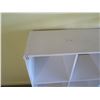 Image 2 : White 9 Section Storage Cabinet 35'' x 11'' x 36''H