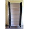 Image 1 : IKEA White Cabinet w/ 6 Inside Shelves & Morliden 2 Door Closure 31"x12"x79"H