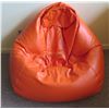 Image 1 : Large Orange 'Happiness U' Bean Bag Chairs