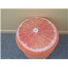 Image 2 : Qty 5 Plush Orange Slice Pillow Cushions w/ Removable Covers