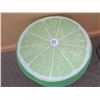 Image 2 : Qty 5 Plush Lime Slice Pillow Cushions w/ Removable Covers