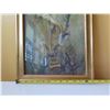 Image 8 : Wood Framed Art Work: Mermaid & Merman Signed by Artist 13" x 16"