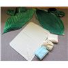 Image 1 : Qty 6 Green Leaf Folding Mats & 4 Rectangle Mats in Misc Colors
